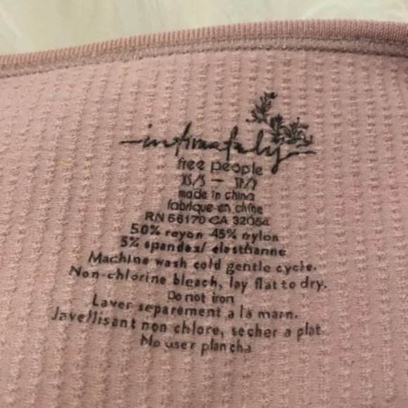 Free People Solid Rib Brami Yoga Crop Top. XS/S - Picture 5 of 6